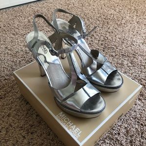 Michael Kors Silver Heels